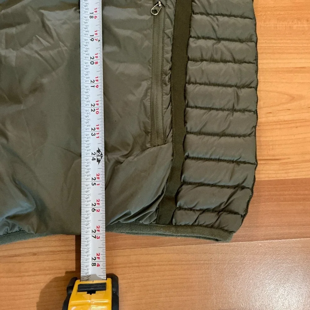 Kuhl Projerkt Down Puffer Jacket Mens XXL Olive Green Full Zip Coat Outdoor